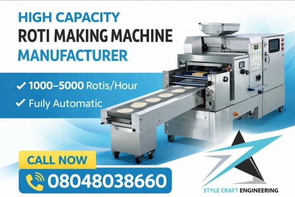 Leading High Capacity Roti Making Machine Manufact