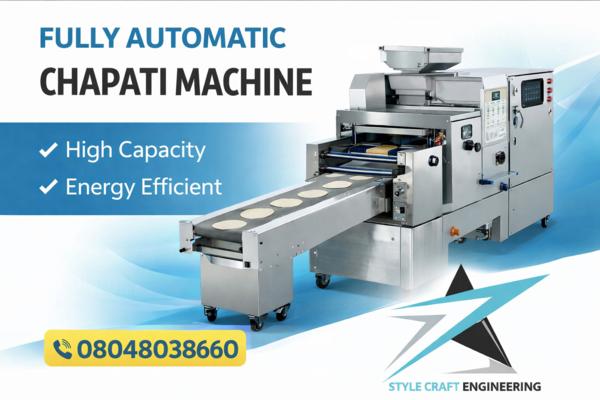 Fully Automatic Chapati Machine – Style Craft Engi
