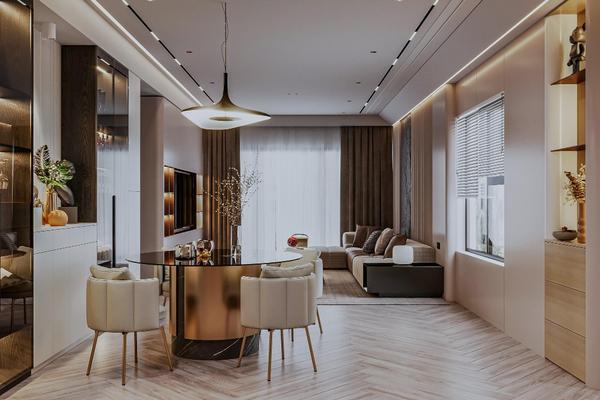 Apartment interior design is often where the real 