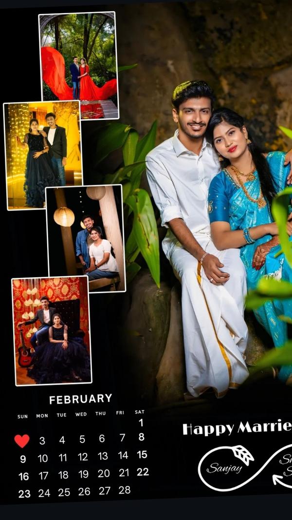 Creative photo calendar d