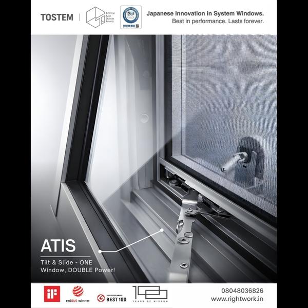 No need for separate ventilation + opening window