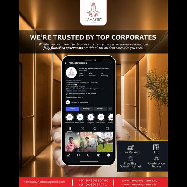 Furnished service apartments i