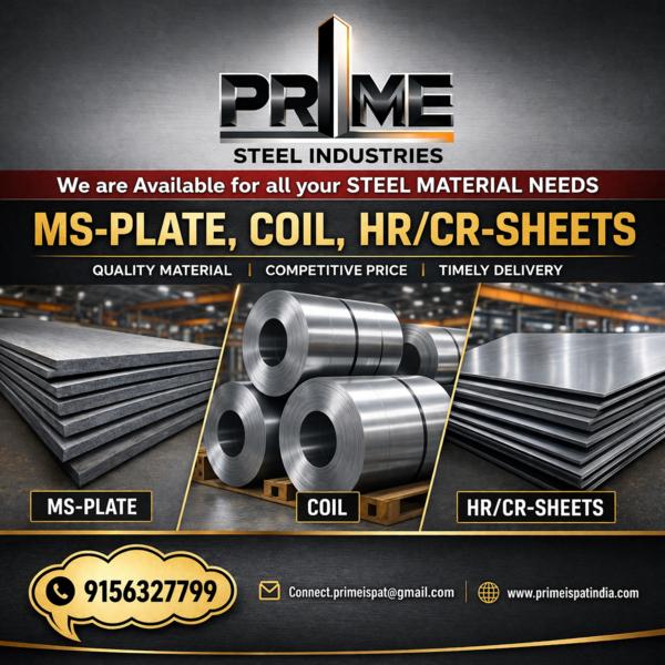 We Prime Steel We Are Available for MS PLATE Leadi