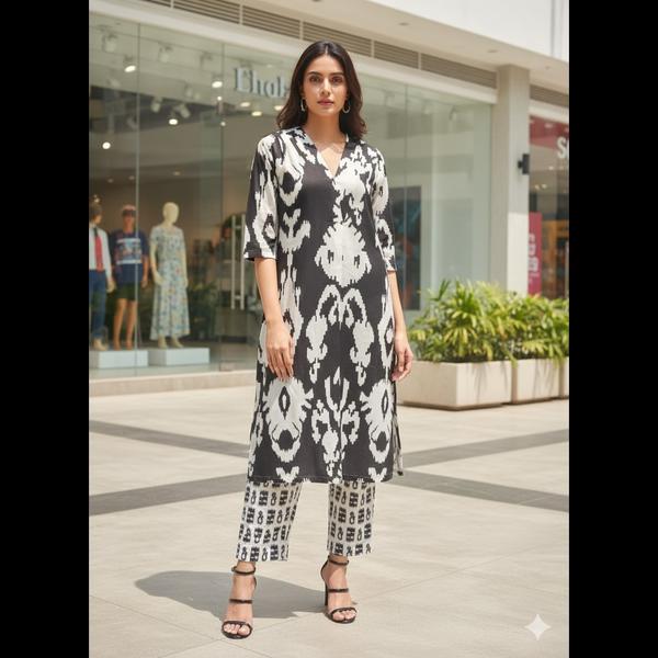 Upgrade your ethnic wardrobe with this elegant bla