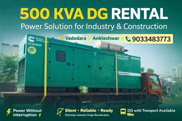 KNC offers 500 KVA Silent Dies