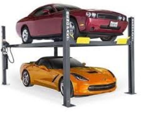 A car lift is a mechanical or hydraulic device des