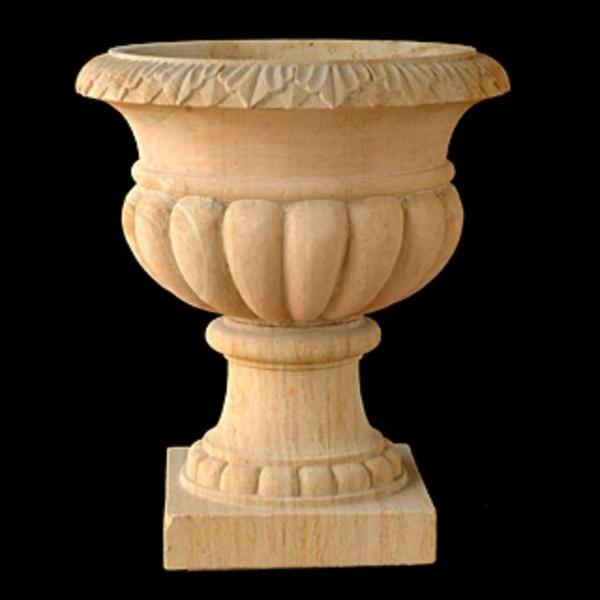 Jodhpur Sandstone Garden Urn Simple, Strong and Be