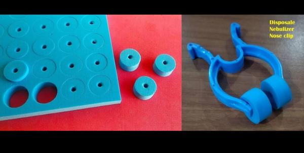 This nose clip foam is used in medical industry fo