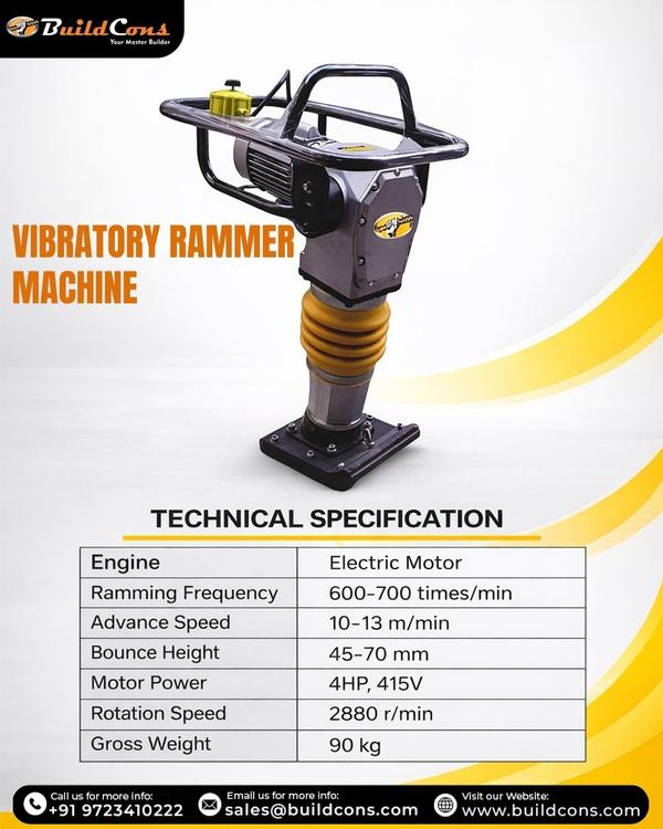 A Vibratory Rammer Machine is a compact yet high-p