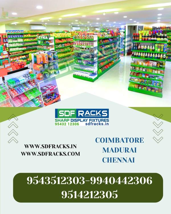 Supermarket Racks Manufacturer in Kanniyakumari