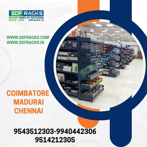 Supermarket Racks Manufacturer in Nagercoil