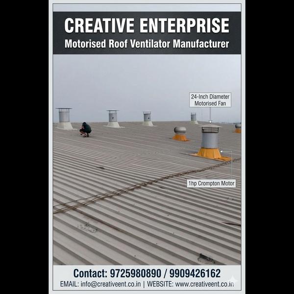 MOTORISED ROOF EXHAUST FAN SUPPLIER IN GANDHIDHAM 