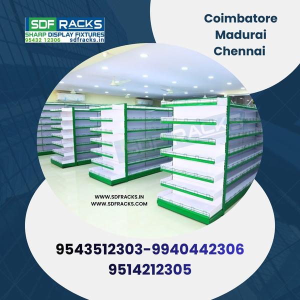 Supermarket Racks Manufacturer in Suchindram