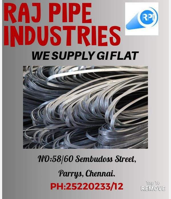 Gi Flat 20*3mm to 250*12mm sizes available. Hot Di