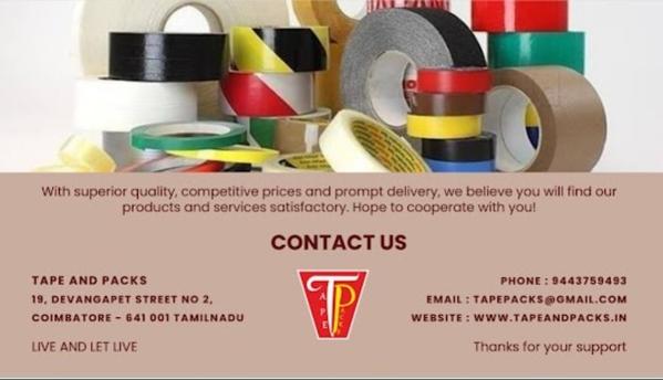 TAPE AND PACKS, Coimbatore ﻿ Stretch Films Rolls, 