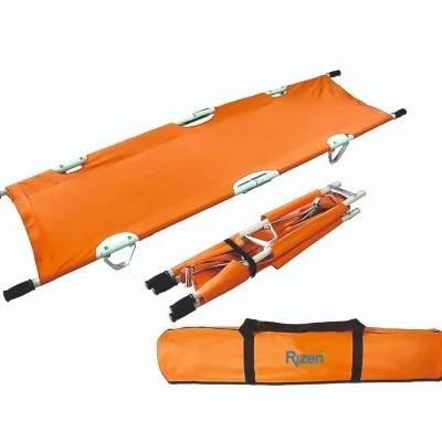 To use the orange rescue stretcher shown in the im