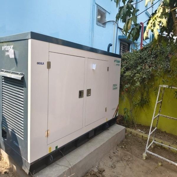 Recognized as a Kirloskar generator  from 1Kva to 
