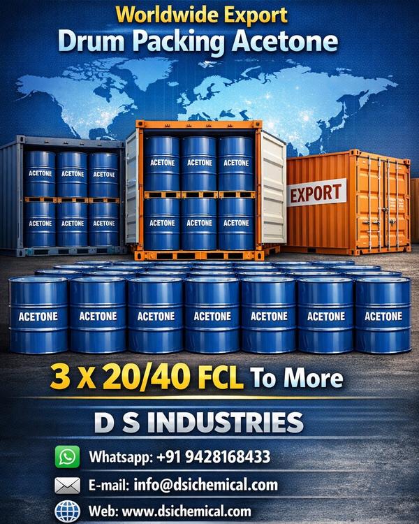 ACETONE We Leading D S INDUSTRIES Best Quality Ace