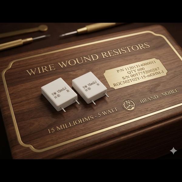 15Milli Ohm Vertical Resistors Available