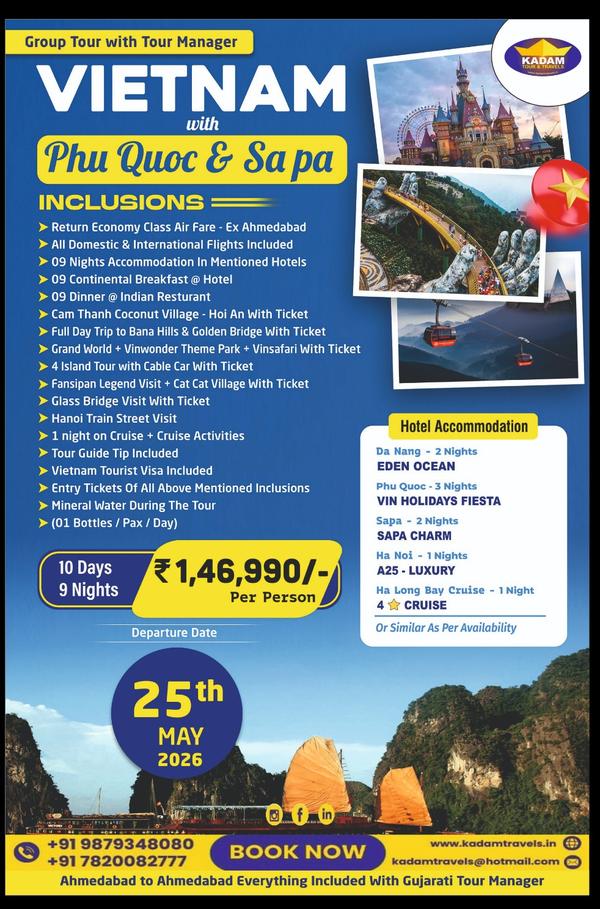 kashmir group departure packag