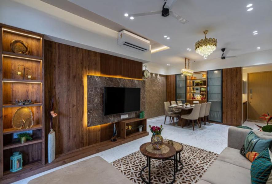 The living room is where comfort meets presentatio