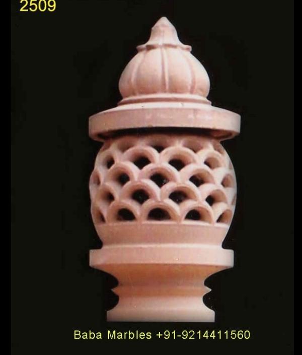 Jodhpur Sandstone Jali Finial (Pillar Top) Simple 