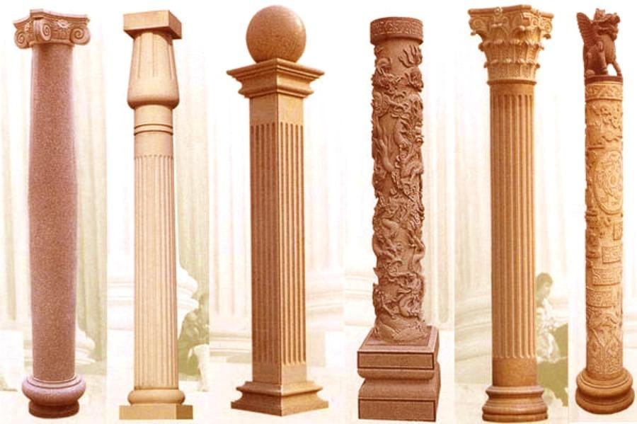Jodhpur Sandstone Pillars / Columns Collection Str