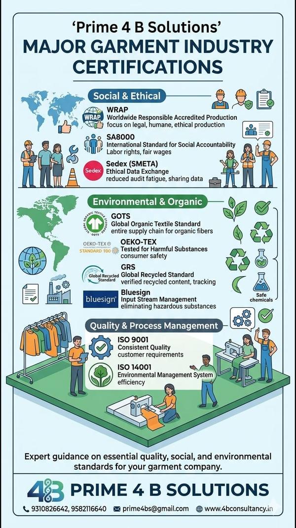 The garment industry relies he