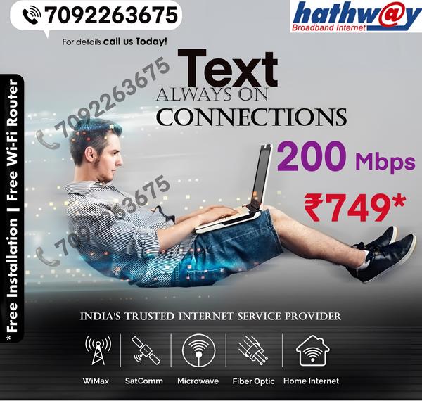Hathway fiber WiFi connection 