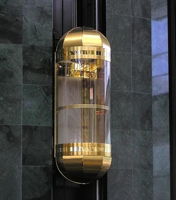 Capsule Elevator, also known as a panoramic lift, 