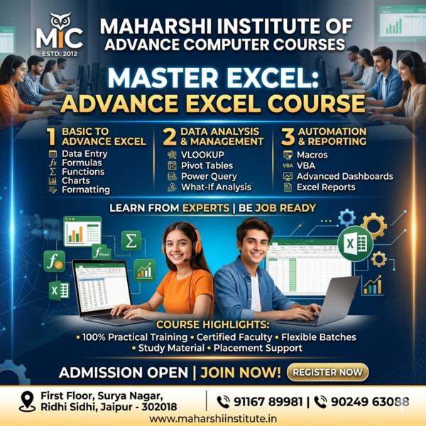 Join Advance Excel Course