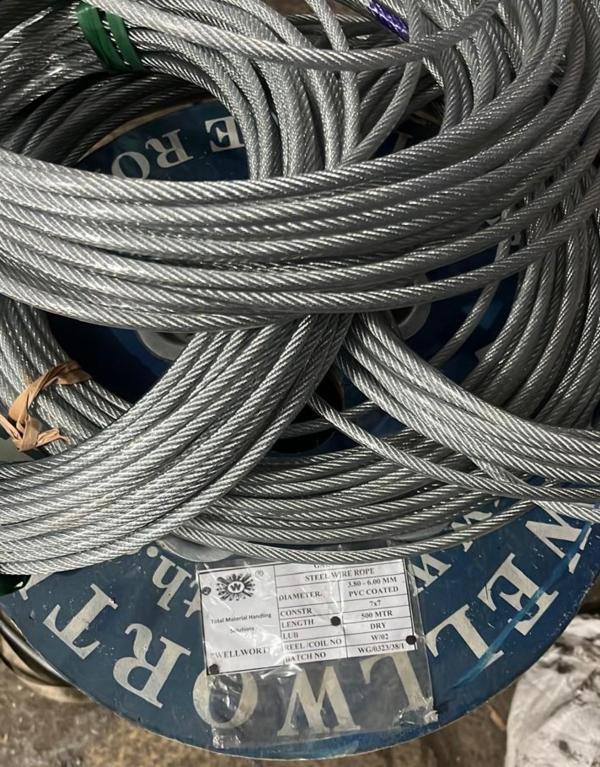“WELLWORTH” Insulated Wire Rope, Galvanised 7*19, 
