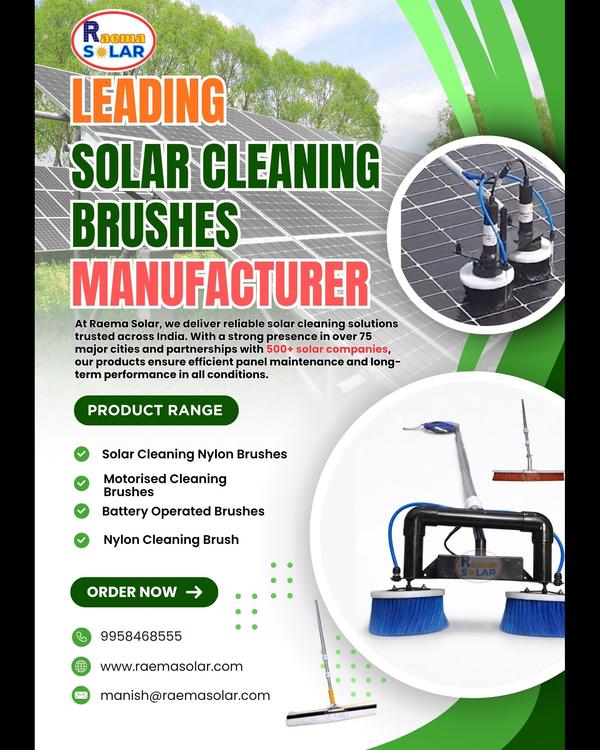 Best Solar Cleaning Brushes in Delhi NCR for Maxim