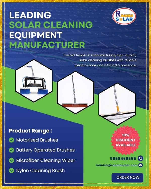 Best Solar Cleaning Brushes in Gurgaon for Maximum