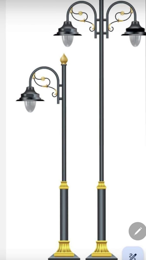 Mfg casting maharaja Poles