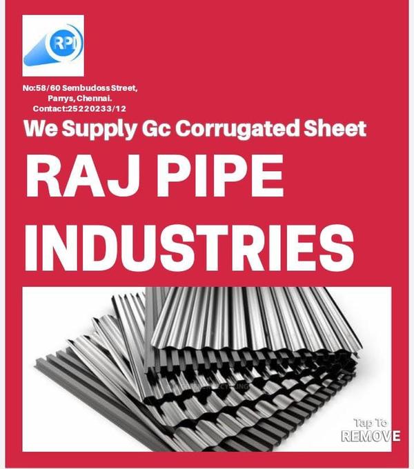 GC Corrugated Sheets 0.16mm to 1.2mm thickness, Le