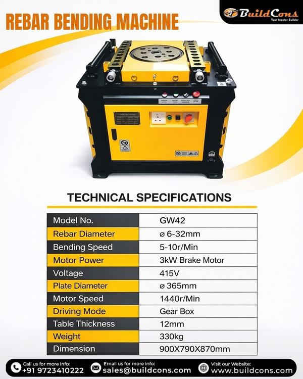 Rebar bending machines are a vital part of modern 