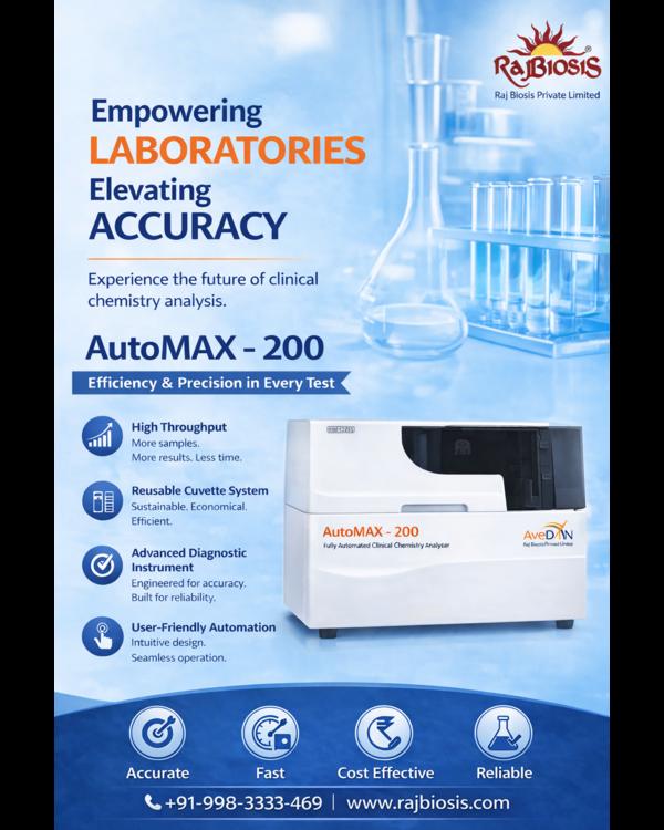 The AVECON AutoMAX-200 Fully Automated Biochemistr