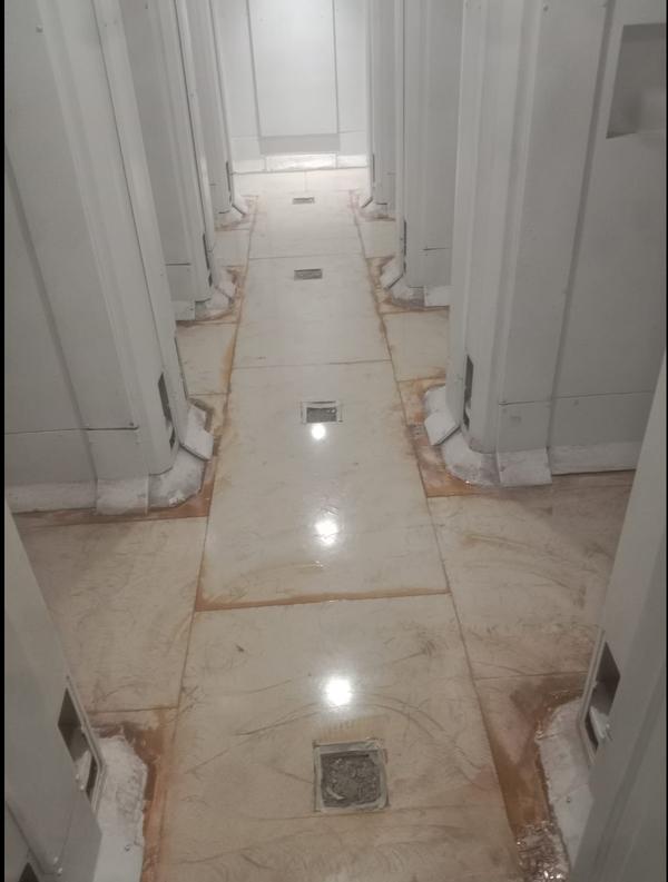 Mumbai Hospital Epoxy FlooringStage 1Grinding o