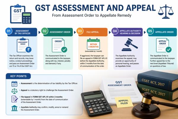 GST assessment and appeal in B