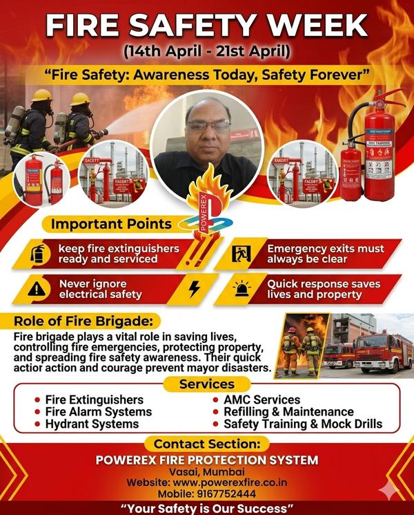 Fire Safety week 14th April to 21st April 2026