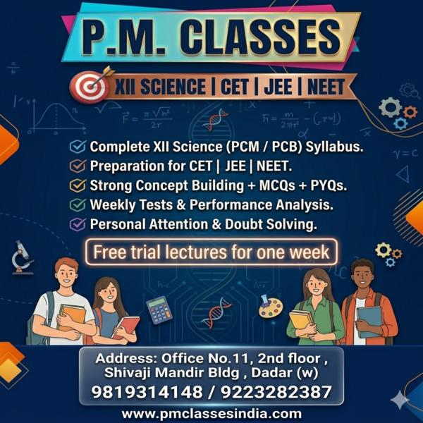 XII SCIENCE + CET | JEE |