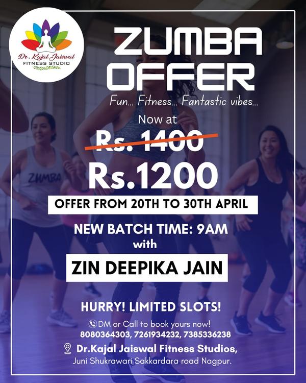 🔥 ZUMBA OFFER: Rs. 1200 ONLY�