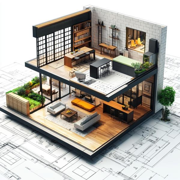 3D interior design visualizati