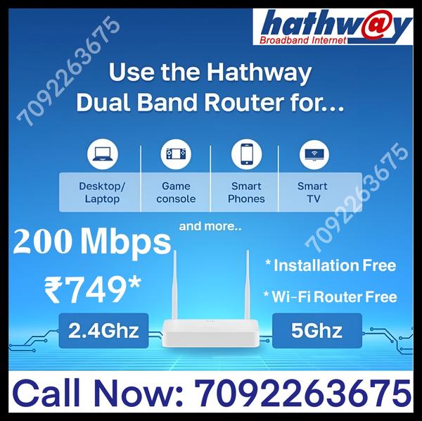 Hathway fibernet near Velacher