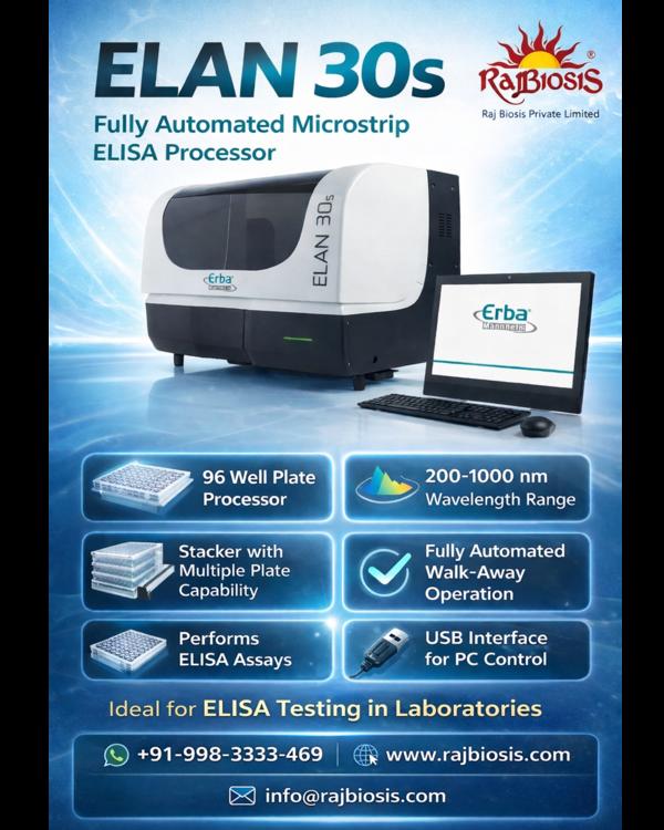 The ELAN 30s Fully Automated Microstrip ELISA Proc