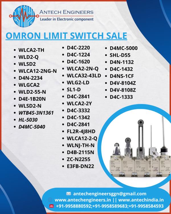 Omron Limit Switches on SALE!
