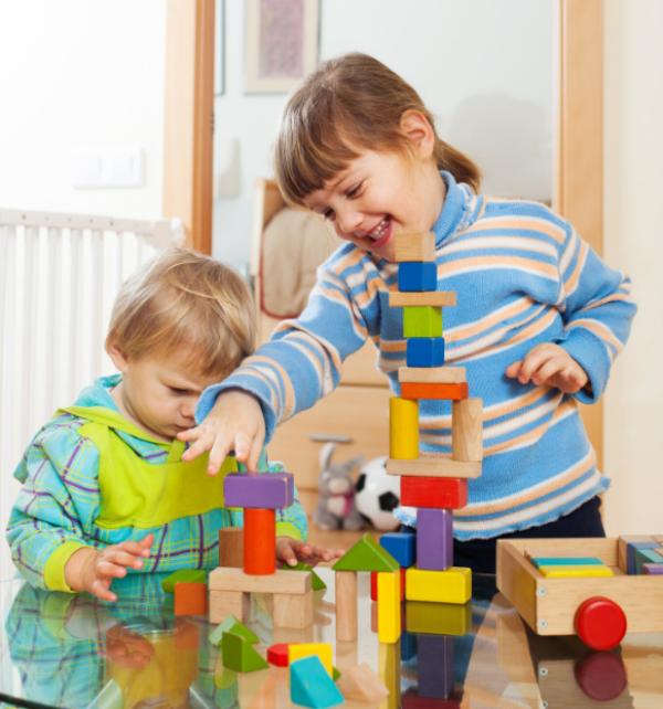 Parents exploring nursery