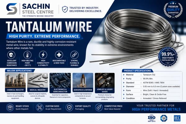 TANTALUM WIRE 1MM DIA IN 