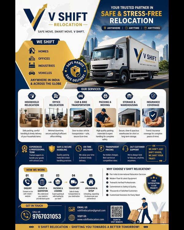v shift relocation nashik tago